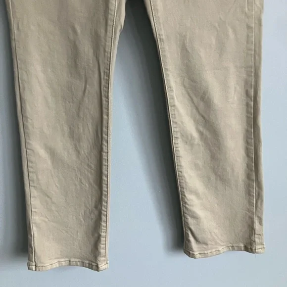 LEVI’S Tan Straight Leg High Rise Stovepipe Jeans Size 8 - Picture 4 of 13